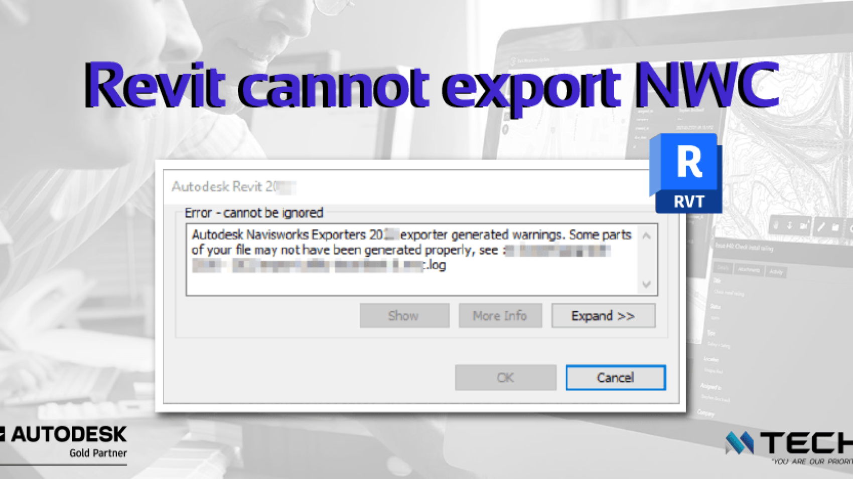 Revit cannot export NWC